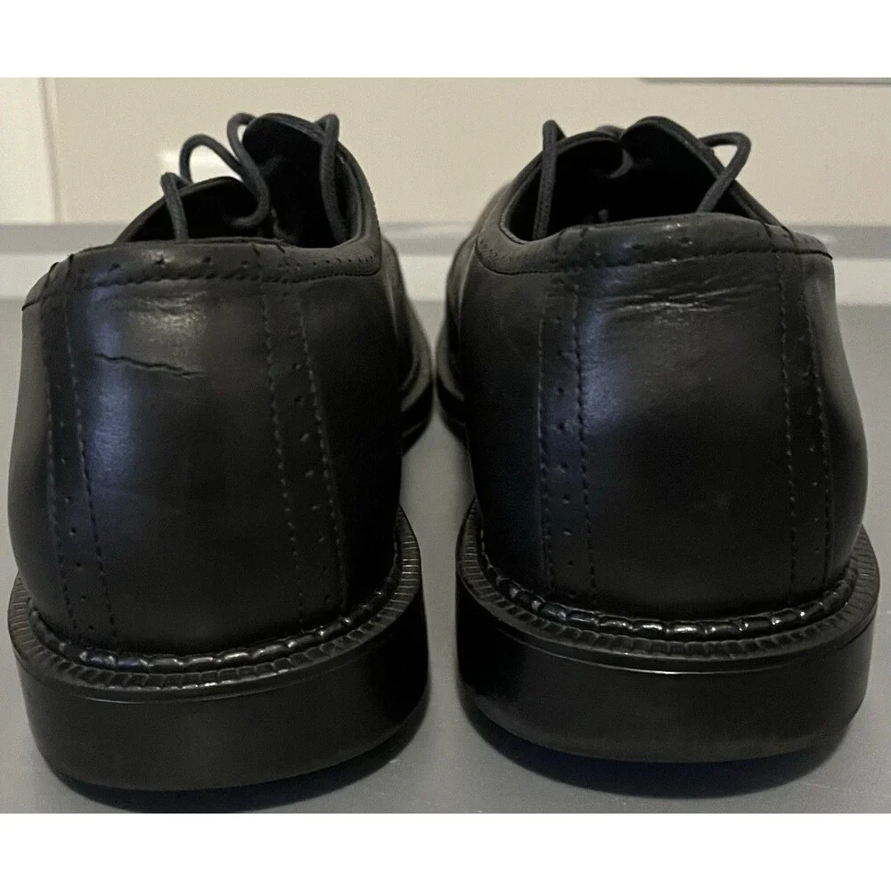 Men’s Red Wing black leather Oxford shoes rubber outsoles Size 11.5